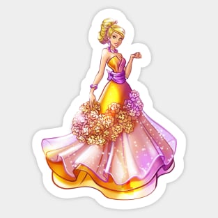 Stella Flower Princess Sticker